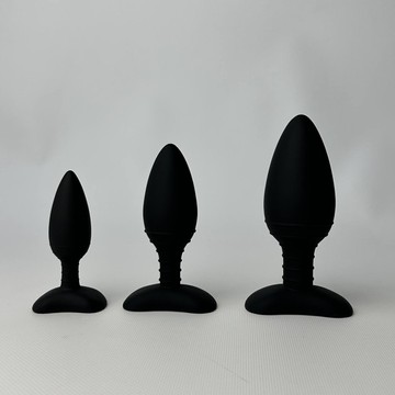 Nexus Butt Plug Trio набор анальных пробок (3 см, 4 см, 5 см) - фото