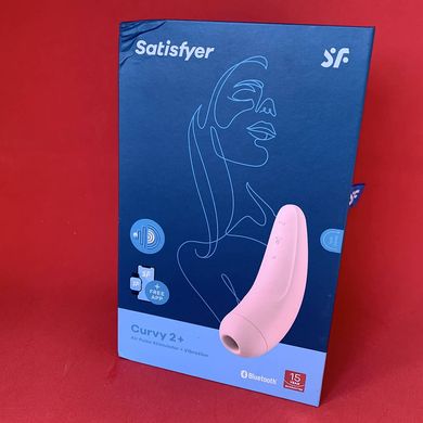 Satisfyer Curvy 2 вакуумный клиторальный стимулятор розовый - фото