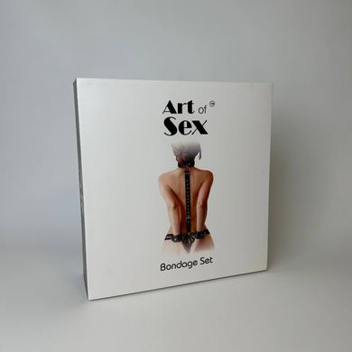 БДСМ набір фиксації для шиї та рук Art of Sex Bondage Set - фото