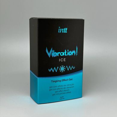 Intt Vibration Ice - жидкий вибратор (15 мл) - фото