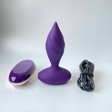 Анальна вібропробка Rocks Off Petite Sensations Desire Purple 2,8 см - фото