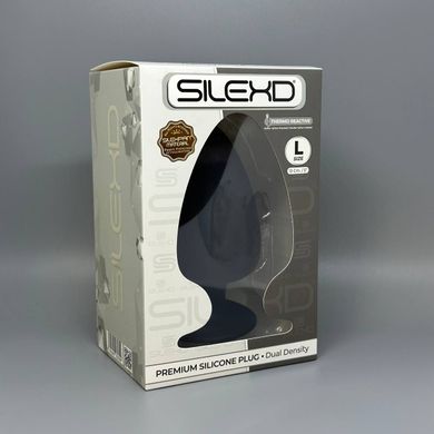 Анальна пробка двошарова SilexD Model 1 size L (7,5 см) - фото