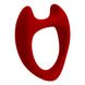 Эрекционное кольцо Wooomy Toro L Red - фото товара