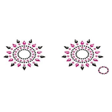 Пестіс з кристалів Petits Joujoux Gloria set of 2 Black/Pink - фото