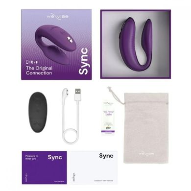 We Vibe Sync 2 Purple - смарт-вібратор для пар фіолетовий - фото