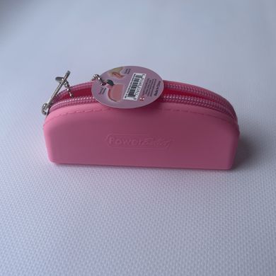 Косметичка для хранения PowerBullet Silicone Zippered Bag Pink - фото