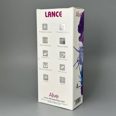 Анальні буси з вібрацією Alive Lance - фото