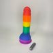 Фалоімітатор реалістик райдужний Addiction Justin Rainbow (20,3 см) - фото товару