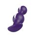 Fun Factory B BALLS - анальная пробка White & Dark violet (3,6 см) - фото товара