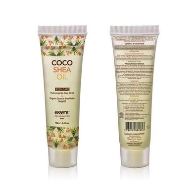 Органическое кокосовое масло для тела EXSENS Coco Shea (100 мл) - фото