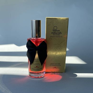 Bijoux Indiscrets Light My Fire - масло для мінету strawberries and honey (100 мл) - фото