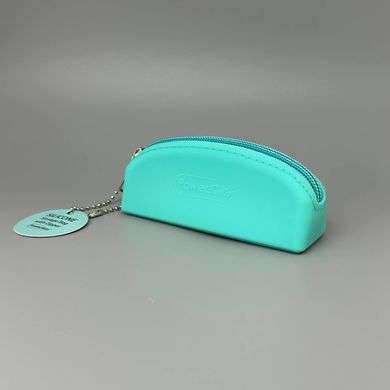 Косметичка для зберігання PowerBullet Silicone Zippered Bag Teal - фото