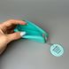 Косметичка для зберігання PowerBullet Silicone Zippered Bag Teal - фото товару