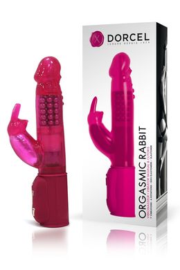 Dorcel Orgasmic Rabbit - розовый вибратор кролик с жемчужным массажем - фото