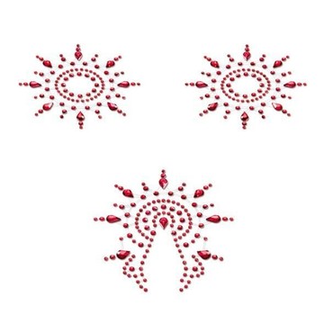Пестіс з кристалів Petits Joujoux Gloria set of 3 Red - фото