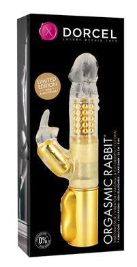 Dorcel Orgasmic Rabbit - золотой вибратор кролик с жемчужным массажем - фото