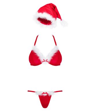 Эротический костюм новогодний Obsessive Santastic 3-pcs set L/XL