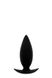 Анальна пробка BOOTYFUL XTRA Black (3,5 см) - фото товару