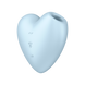 Satisfyer Cutie Heart blue - вакуумный стимулятор клитора - фото товара