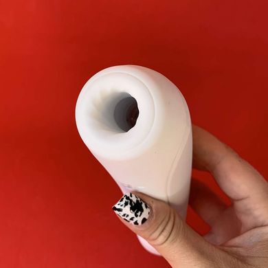 Вакуумный клиторальный смарт-стимулятор Satisfyer Curvy 1 + White - фото