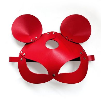 Кожаная маска мышки Art of Sex Mouse Mask красная