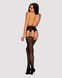 Эротические колготки-бодистокинг Obsessive Garter stockings S817 S/M/L, имитация чулок и пояса - фото товара