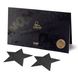 Пэстис-стикини Bijoux Indiscrets Flash Star Black, наклейки на соски - фото товара