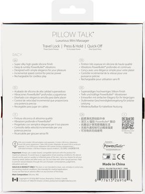 Pillow Talk Racy - вибратор для точки G Pink - фото