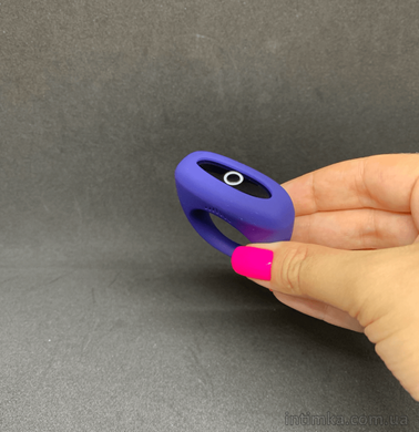 Ерекційне віброкільце на управлінні зі смартфона Magic Motion Dante фіолетове - фото