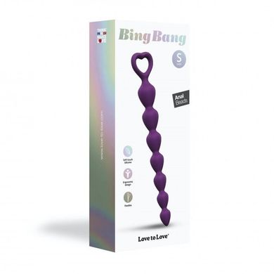 Анальні буси Love To Love Bing Bang S Purple Rain (надірвана упаковка) - фото