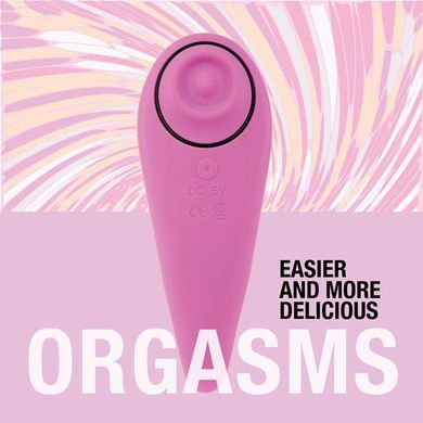 Кліторальний стимулятор FeelzToys FemmeGasm Tapping & Tickling Pink - фото