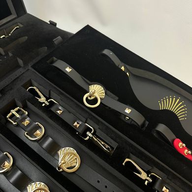 Розкішний набір для БДСМ Zalo Bondage Play Kit (7 предметів) чорний - фото