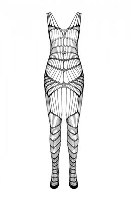 Тілесний ажурний тілесний бодістокінг з вертикальним плетінням Casmir CA004 - фото