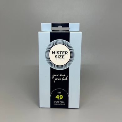 Презервативы Mister Size pure feel 49 (10 шт.) - фото