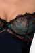 Сорочка приталенная с чашечками и трусики FLORIS CHEMISE black Passion Exclusive S/M