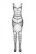 Тілесний ажурний тілесний бодістокінг з вертикальним плетінням Casmir CA004 - фото товару