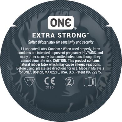 Презерватив міцний ONE Extra Strong (1 шт) - фото