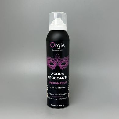 Шипуча пінка для масажу ORGIE Acqua Crocante (150 мл) маракуя - фото