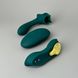 Zalo AYA Turquoise Green - смарт вибратор-бабочка в трусики двойной - фото товара