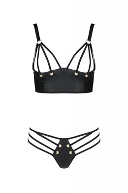 Комплект білизни Passion Malwia Bikini black 4XL/5XL - фото
