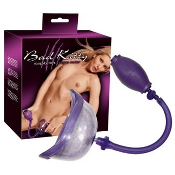 Вакуумная помпа для вагины Bad Kitty Vagina Sucker фиолетовая