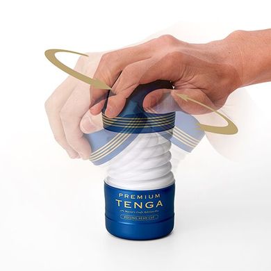 Мастурбатор зі стимуляцією головки Tenga Premium Rolling Head Cup - фото