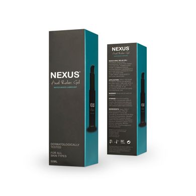 Охлаждающая анальная смазка на водной основе Nexus RELAX Anal Relaxing Gel 50 мл - фото