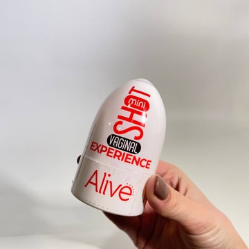 Alive Vaginal Experience - мини мастурбатор-вагина Flesh - фото