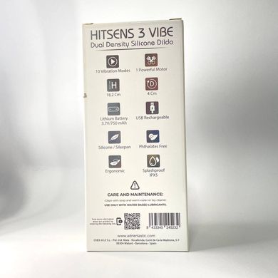 Adrien Lastic Hitsens 3 - дилдо с вибрацией (18,2 см) - фото