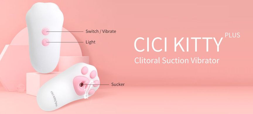 Вакуумний кліторальний вібростимулятор Otouch Cici Kitty Plus - фото