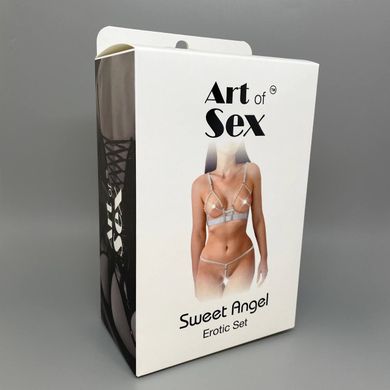 Комплект білизни Art of Sex Sweet Ange білий L/XXL - фото