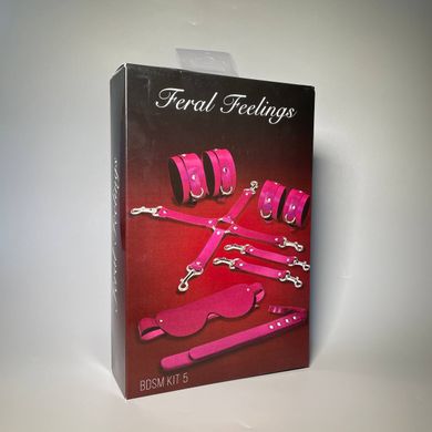 Набір для БДСМ Feral Feelings BDSM Kit 5 Burgundy - фото