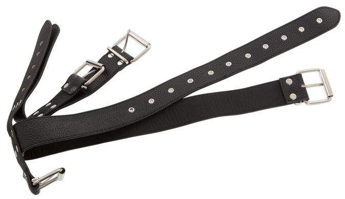 БДСМ набор для фиксации Bad Kitty neck restraint and handcuffs черный - фото