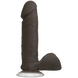 Фалоімітатор реалістик з мошонкою з кібершкіри Doc Johnson The Realistic Cock 6 inch Black (17,3 см) - фото товару